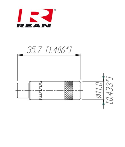 РАЗЪЕМ RCA CINCH REAN / NEUTRIK NYS372P, НИКЕЛИРОВАННЫЙ