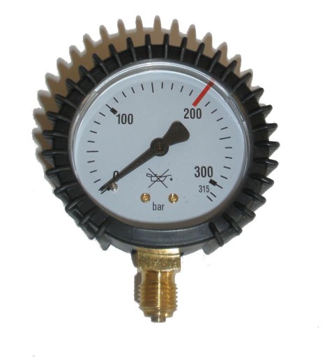 МАНОМЕТР ДЛЯ БАЛЛОНА CO2 С АРГОНОМ, 315 БАР, РЕЗЬБА G1/4