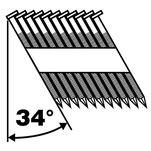 Гвозди PASLODE, SENCO, 3,1X90RING GALW -2,2 ТЫС.