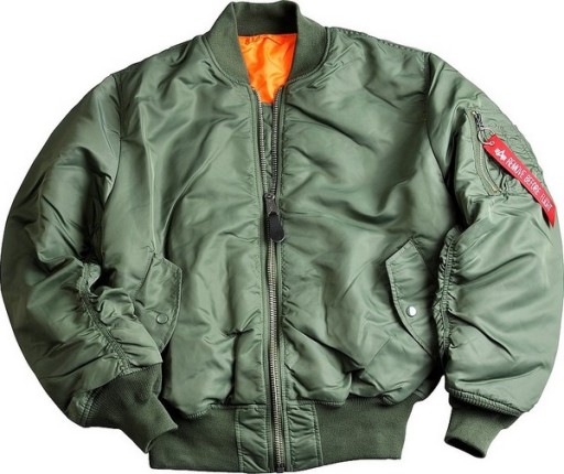 ALPHA INDUSTRIES MA-1 MA1 XXL куртка с флаерами