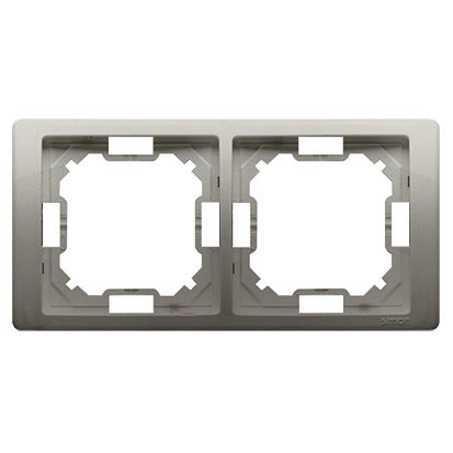 Simon Basic Neos Double Frame BMRC2/29 САТИНА