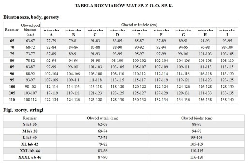 Biustonosz Mat Carmela M-053/22 65C Czarny