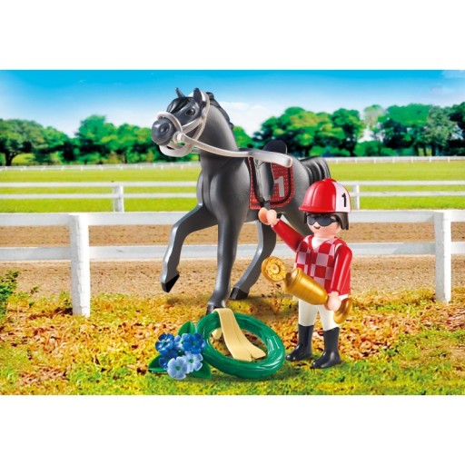 Playmobil Country 9261 Жокей с лошадью