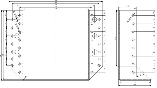 СОЕДИНИТЕЛЬ КРОНШТЕЙНА БАЛКИ WB38 160x170 СЕРТИФИКАТ