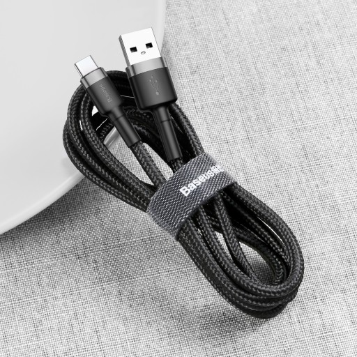 Кабель Baseus Cafule 3A, 0,5 м USB-USB-C