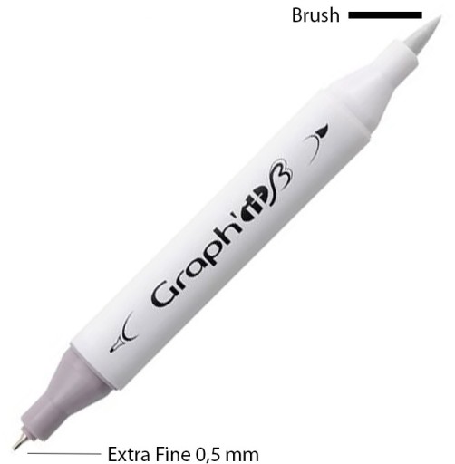 МАРКЕР GRAPH'IT BRUSH ДЛЯ ЗАПОЛНЕНИЯ 96 ЦВЕТОВ