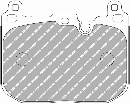 FERODO DS2500 ПЕРЕДНЯЯ BMW M2 F87 M3 M4 F80 F82