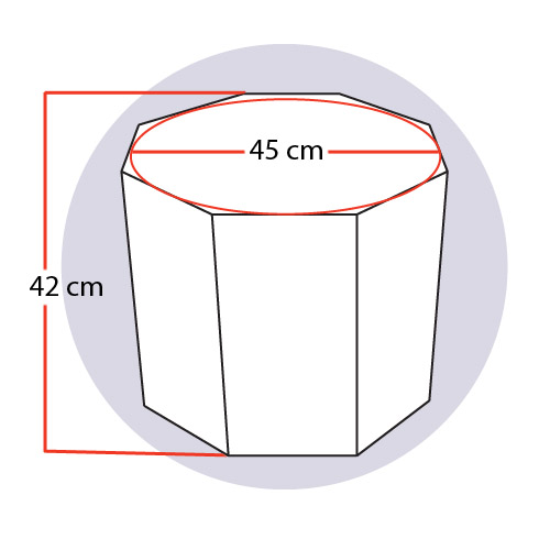 Пуф Octagon, экокожа, ЦВЕТ БЕЛЫЙ, производитель