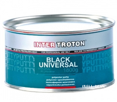 ШПАТЛЕВКА ЧЕРНАЯ УНИВЕРСАЛЬНАЯ 1,8 кг INTER TROTON 499