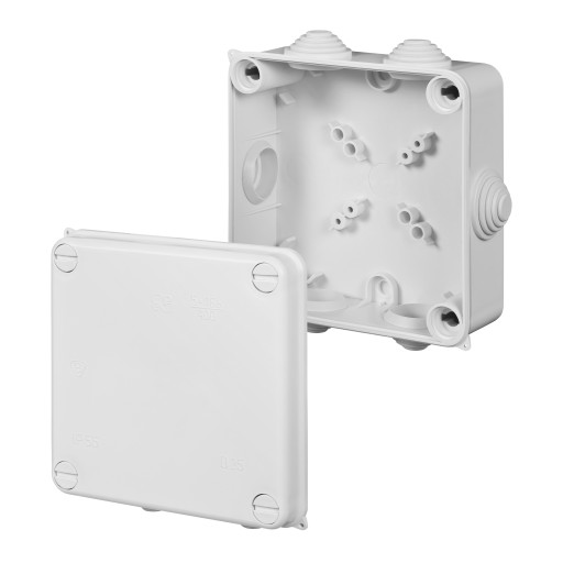 PUSZKA IP55 135×135×65 N/T HERMET BIAŁA PK-4 0233