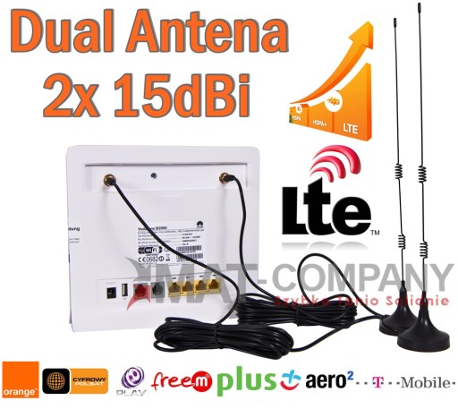 ДВОЙНАЯ АНТЕННА LTE4G Huawei B593 B315 DWR-921 B525