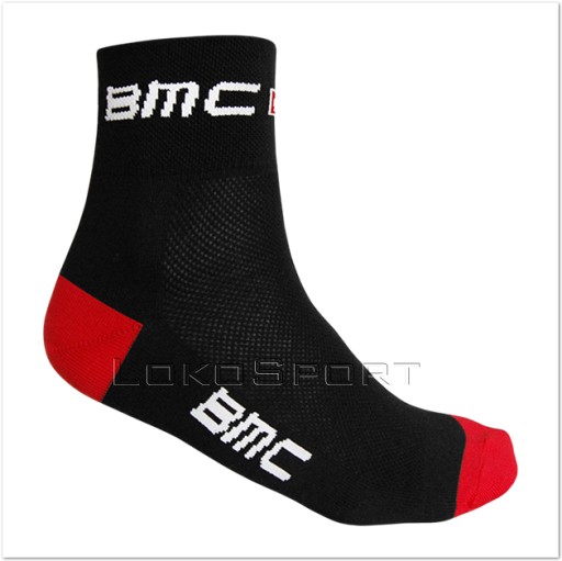 BMC Black Cycling Socks, 41-43, Lokosport