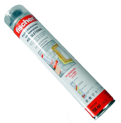Пена Fischer Assembly Foam 750 мл Пистолетная пена