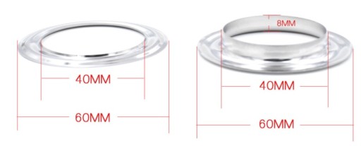 PRZELOTKI KÓŁKA METALOWE 40MM DO ZASŁON FIRAN ZŁOTO ANTYCZNE -50szt