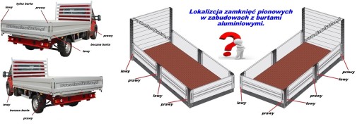 Алюминиевый вертикальный боковой замок H400 с боковым болтом справа/слева.