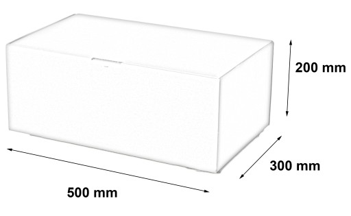 КАРТОННАЯ КОРОБКА 500x300x200 мм, ПОД ЗАКАЗ, 400 ГБ, 10 шт.