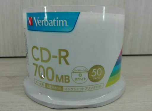 Verbatim CD-R Silver для печати, Япония, 1 шт. конверт для компакт-диска