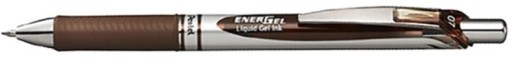 Шариковая ручка PENTEL ENERGEL 0.7 BL77 коричневого цвета