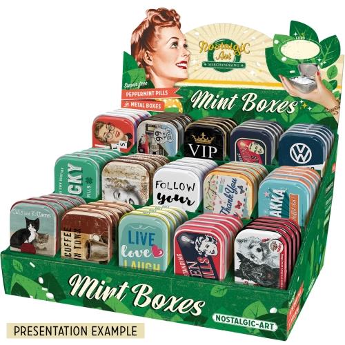 Коробка мятных конфет Kawasaki Genu Mints 15 г Nostalgic 81396