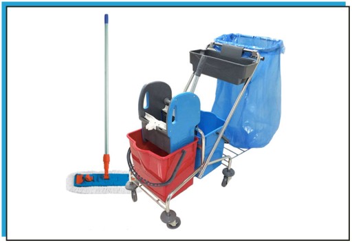 Wózek ZESTAW do sprzątania SPARK 2X18L MOP 50CM