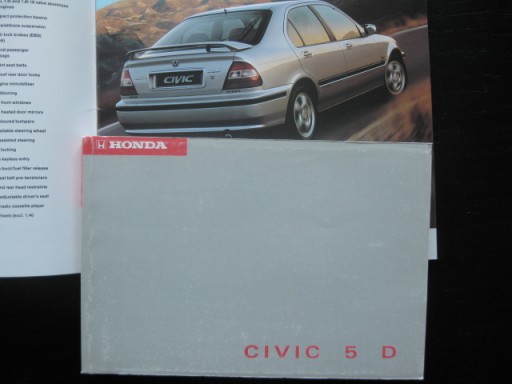 Honda Civic 95-98 5D Польская инструкция Civic VI