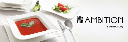 AMBITION SALSA PÓŁMISEK 30 x 10 CZARNA PORCELANA
