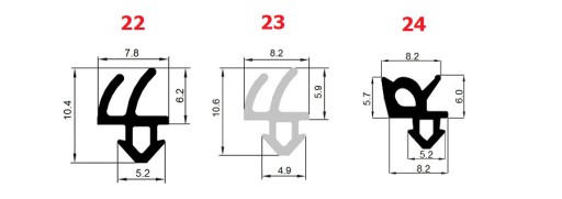 Уплотнители оконные VEKA S-835x