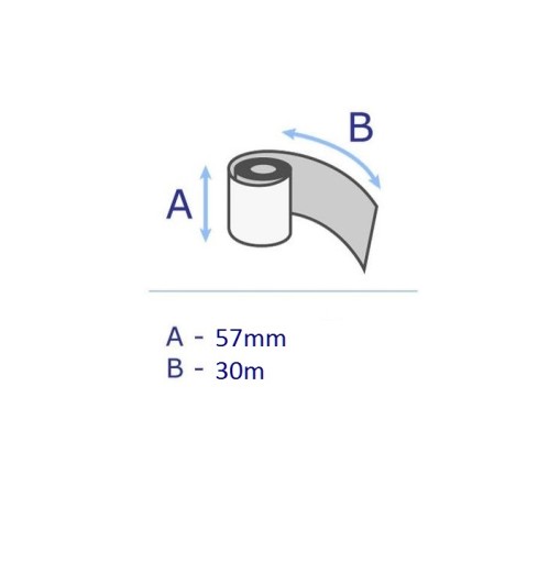 Термокассовая бумага рулоны 57-30 10 шт. ЭМЕРСОН
