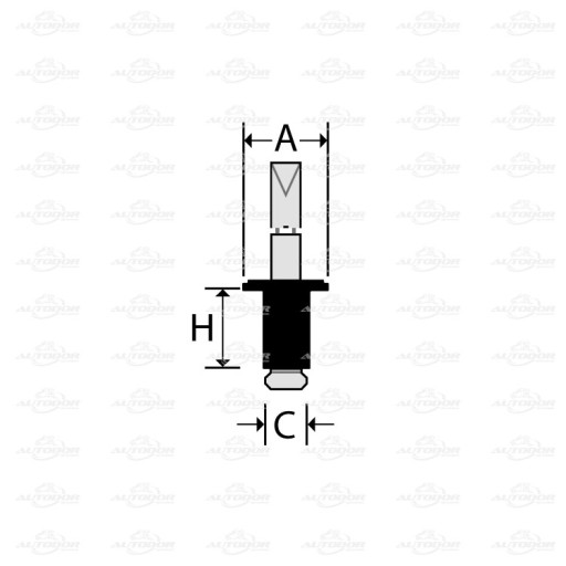 10x ЗАКЛЕПОЧКА BMW X1 E84 X3 F25 X5 E70 X6