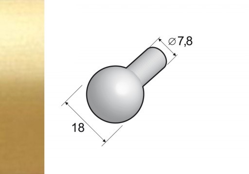 Наконечники для стержней GOLD BALL A06Z2