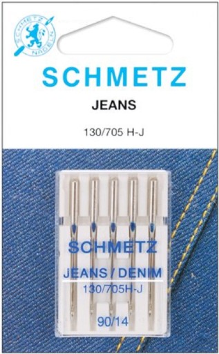 ПОЛУПЛОСКИЕ ИГЛЫ ДЛЯ МАШИНЫ SCHMETZ JEANS № 110