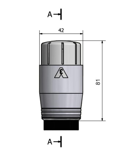 Термостатическая головка VIESSMANN V Standard 30x1,5