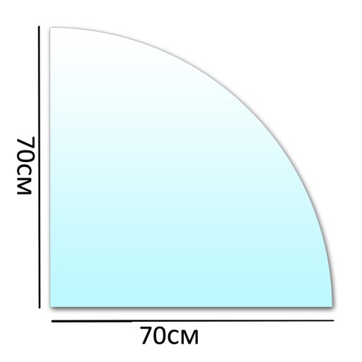 ОСНОВАНИЕ КАМИНА ИЗ ЗАКАЛЕННОГО СТЕКЛА 70x70