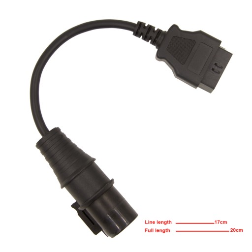 ADAPTER PRZEJŚCIÓWKA OBD-II 16-PIN / IVECO 30-PIN