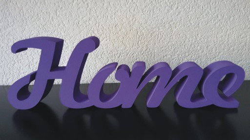 HOME надпись буквы связаны 3D украшение