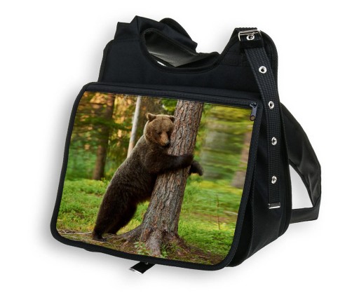 БОЛЬШАЯ СУМКА С КЛАПАНОМ A4 ZW 2 BEAR NATURE