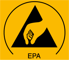 Антистатическая футболка ESD, серая, XXL