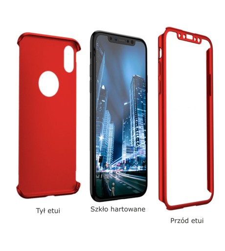 ORYGINALNE ETUI IPAKY 360* APPLE IPHONE XS + SZKŁO