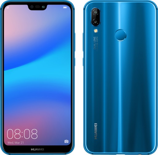 Смартфон Huawei P20 Lite 4 ГБ/64 ГБ, синий