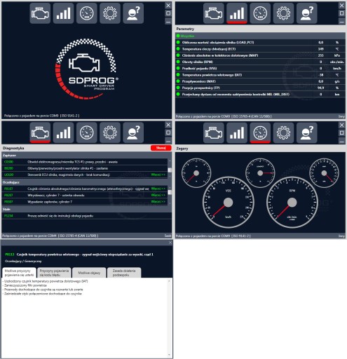 PL SDPROG + OBD2 ELM327 OBDII интерфейс OPEL FORD
