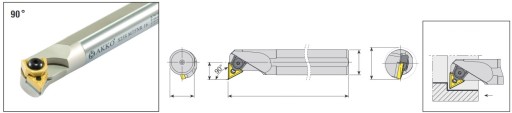 AKKO S32T MTFNR 22 TNMG 22 Токарно-расточный инструмент