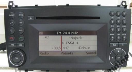 РАДИО CD MP3 MERCEDES W203 LIFT MF2860 BLUETOOTH