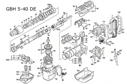 Bosch GBH 5-40 DCE ROOT
