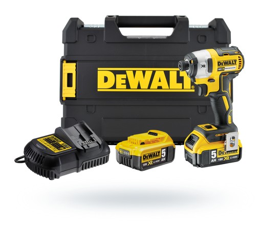 УДАРНЫЙ шуруповёрт 18В 2х5Ач 205Нм DEWALT DCF887P2