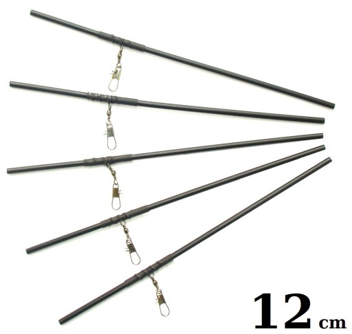 5 x MOCNA RURKA ANTYSPLĄTANIOWA PROSTA / 12 cm /
