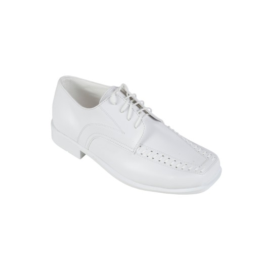 BUTY KOMUNIJNE WIZYTOWE Chłopięce BIAŁE Rozmiar 36