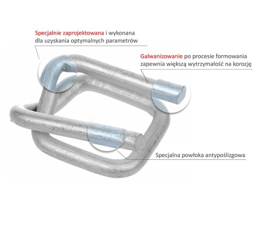 Зажимы проволочные 16мм CB5 Clasp Clip ПП 250 шт.