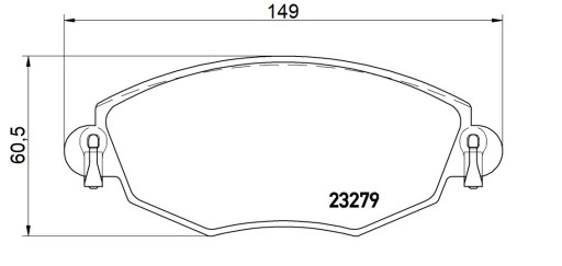 TARCZE MIKODA 0733 GT KLOCKI FORD MONDEO III MK3 .