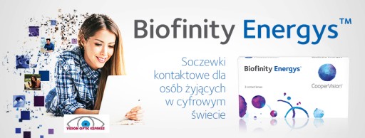 Biofinity ENERGYS CooperVision 3 шт.