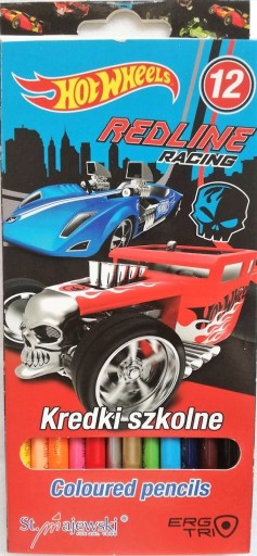 Карандашные мелки BAMBINO 12 цветов HOT WHEELS 0078